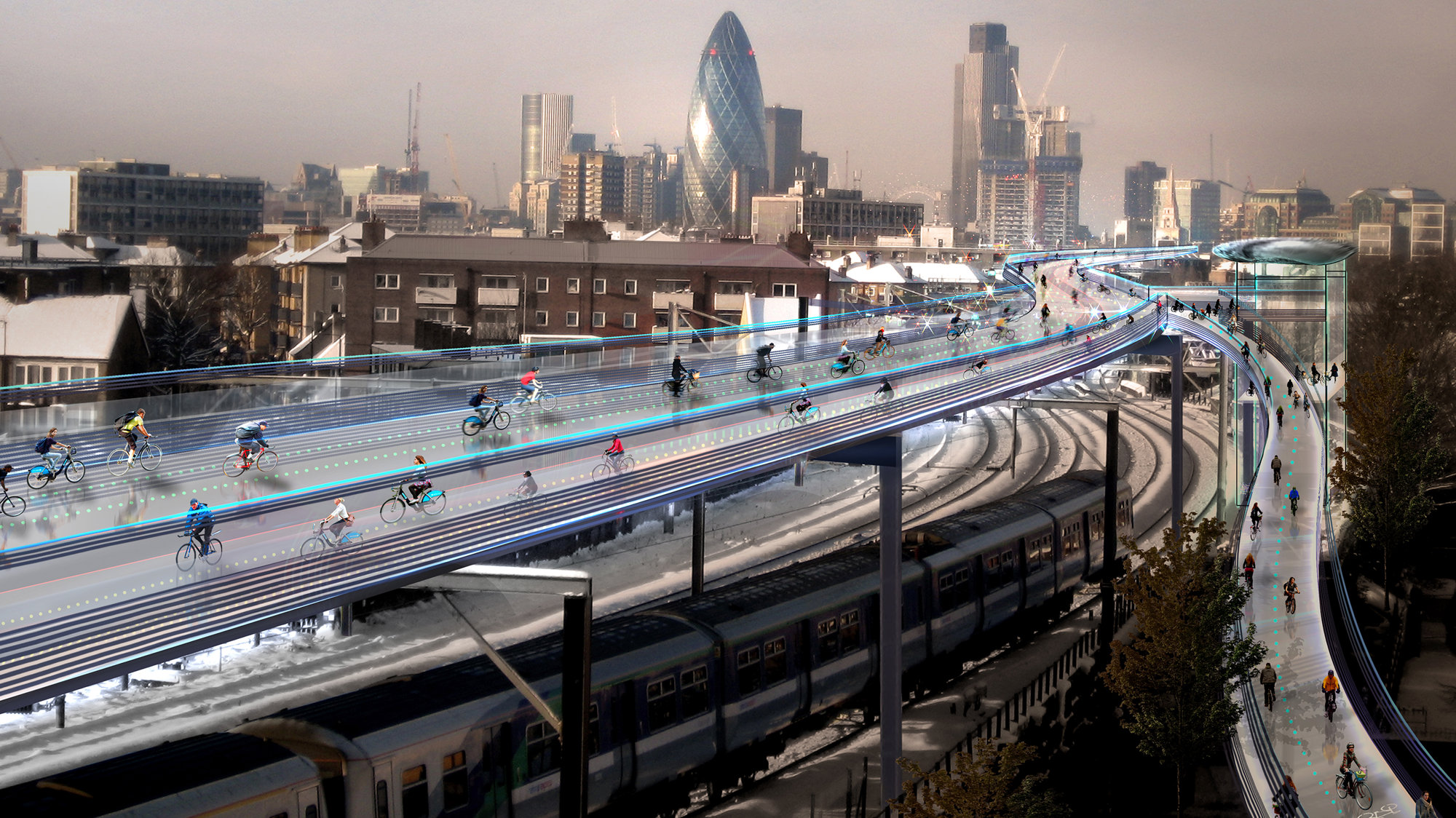 Skycycle, Proposals To Create Safe New Cycle Routes Throughout London