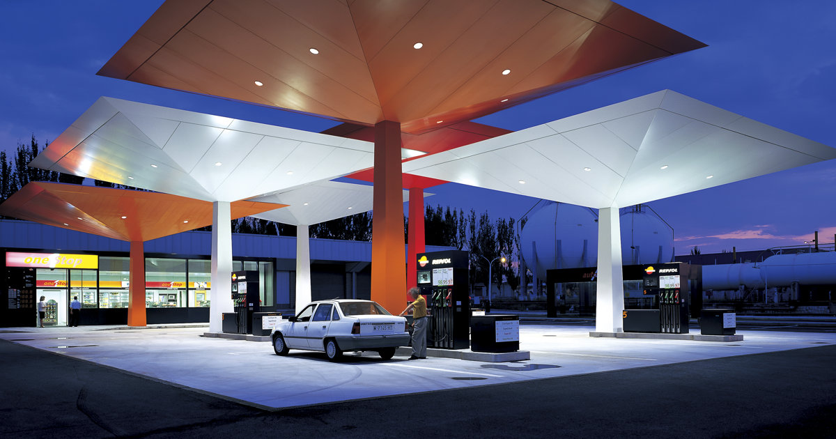 gasoline station design