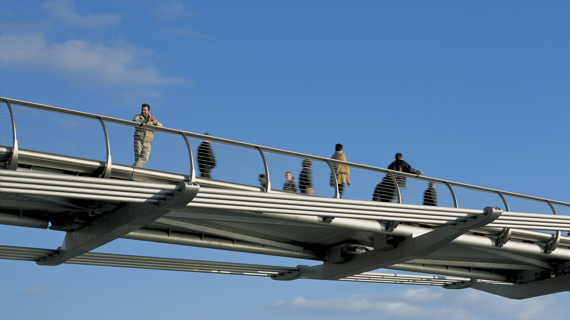 The Millennium Bridge Opens