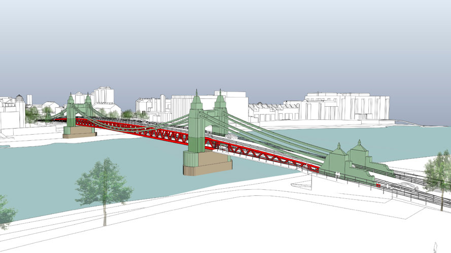 Feasibility study concludes Hammersmith Bridge could re-open to pedestrians next summer