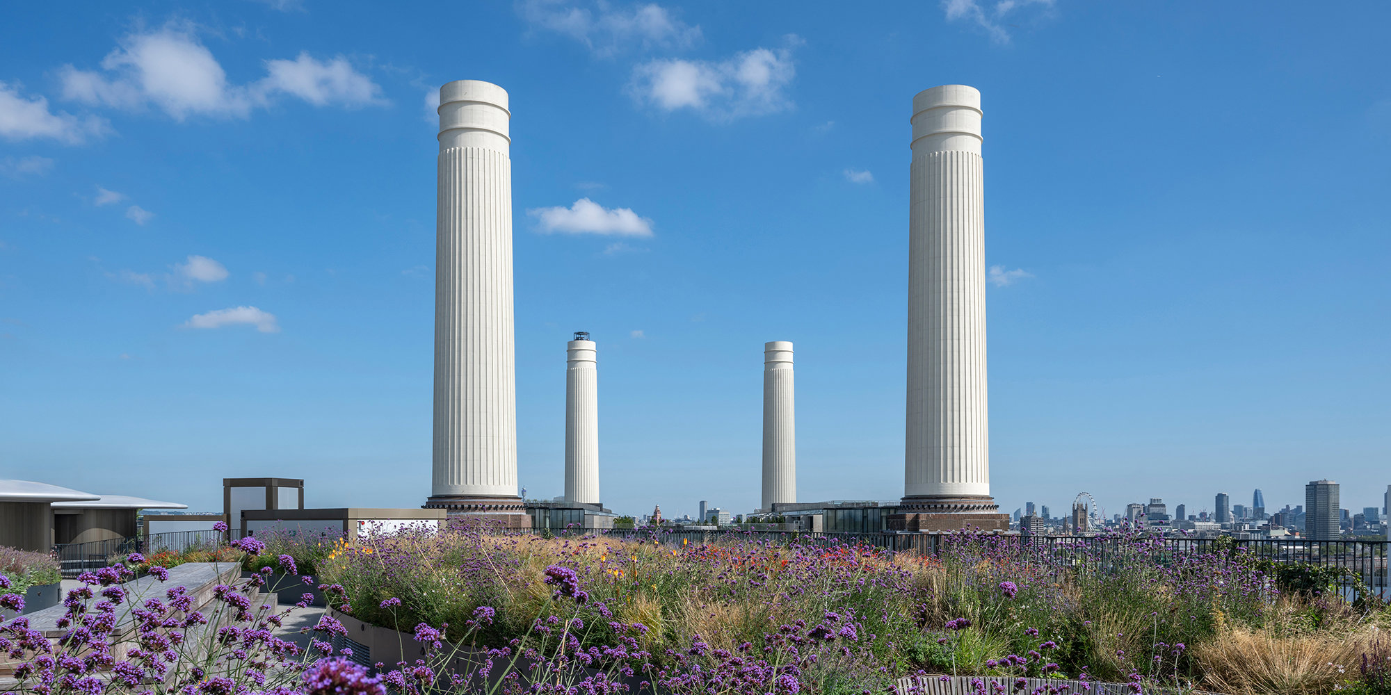 Rooftop Gardens In Bloom At Battersea Power Station