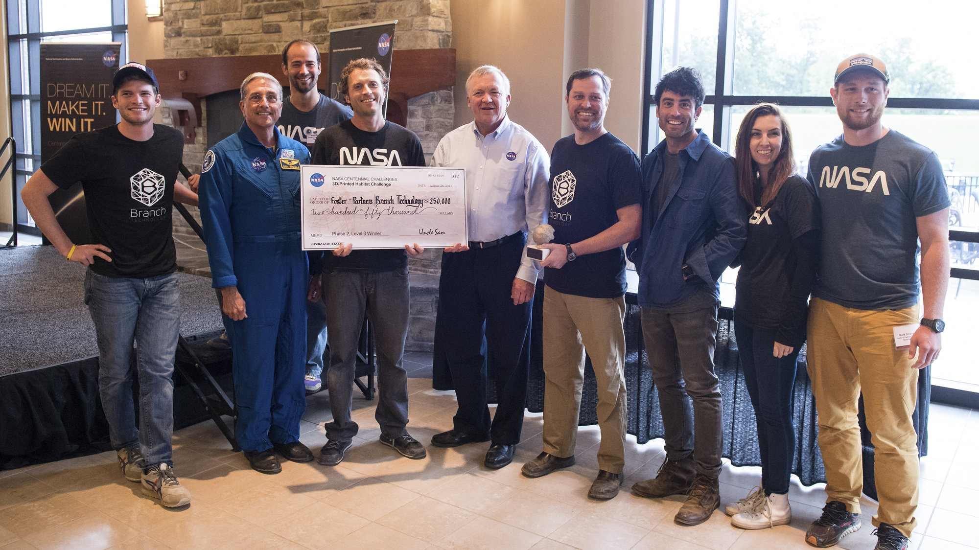 Foster + Partners | Branch Technology Win First Prize In Nasa 3d Printed Habitat Challenge