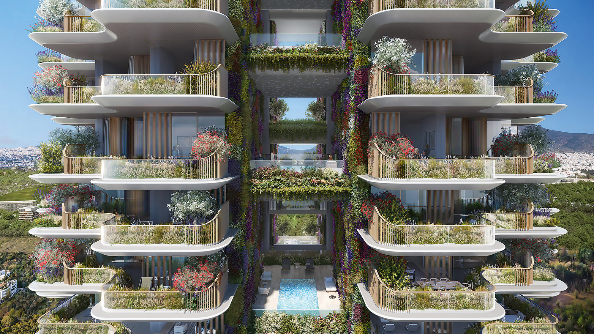Designs For Marina Tower, The First Green High-rise Building In Greece Revealed