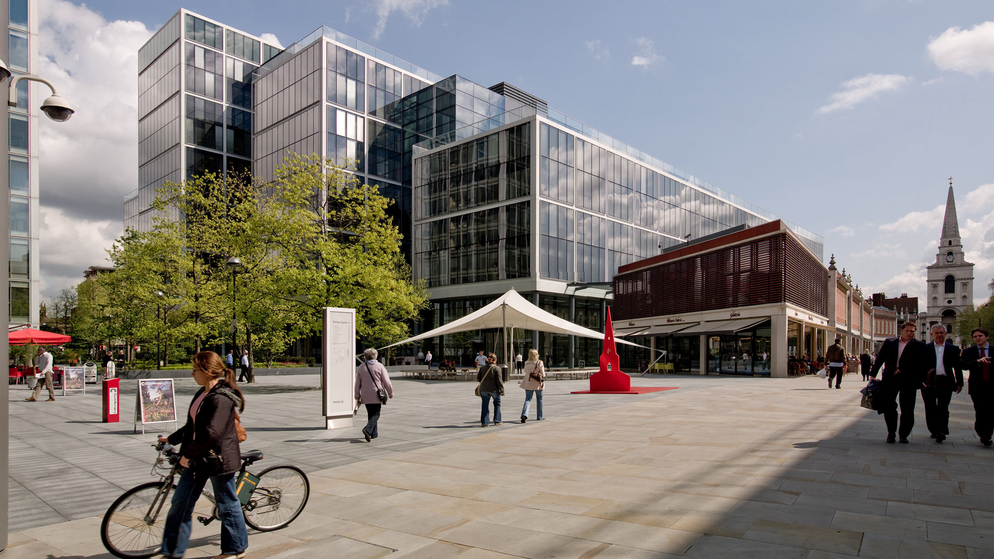 Major New Public Space For London Is Unveiled At Bishop's Square Development, Spitalfields