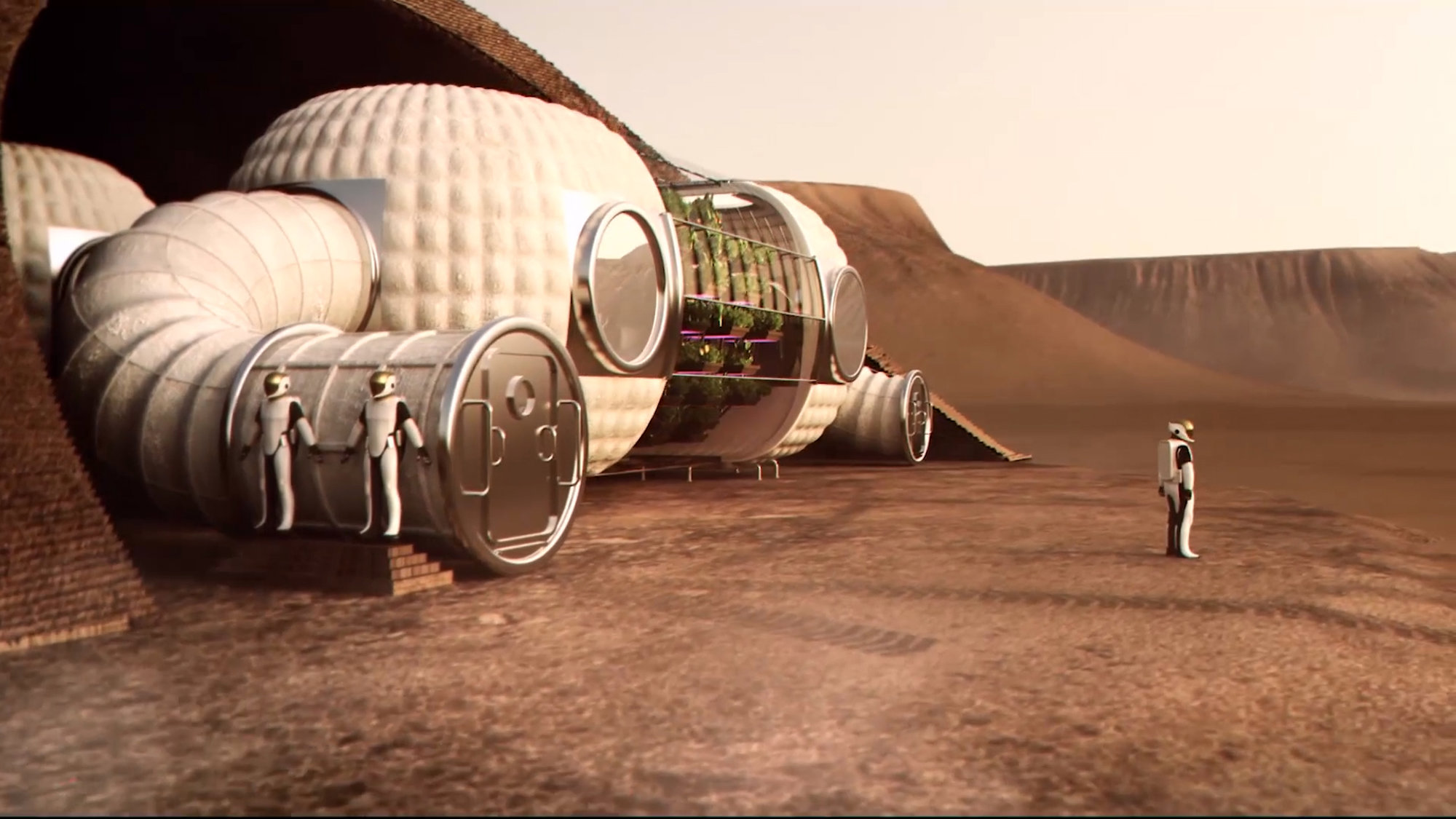 3D Printed Mars Habitation