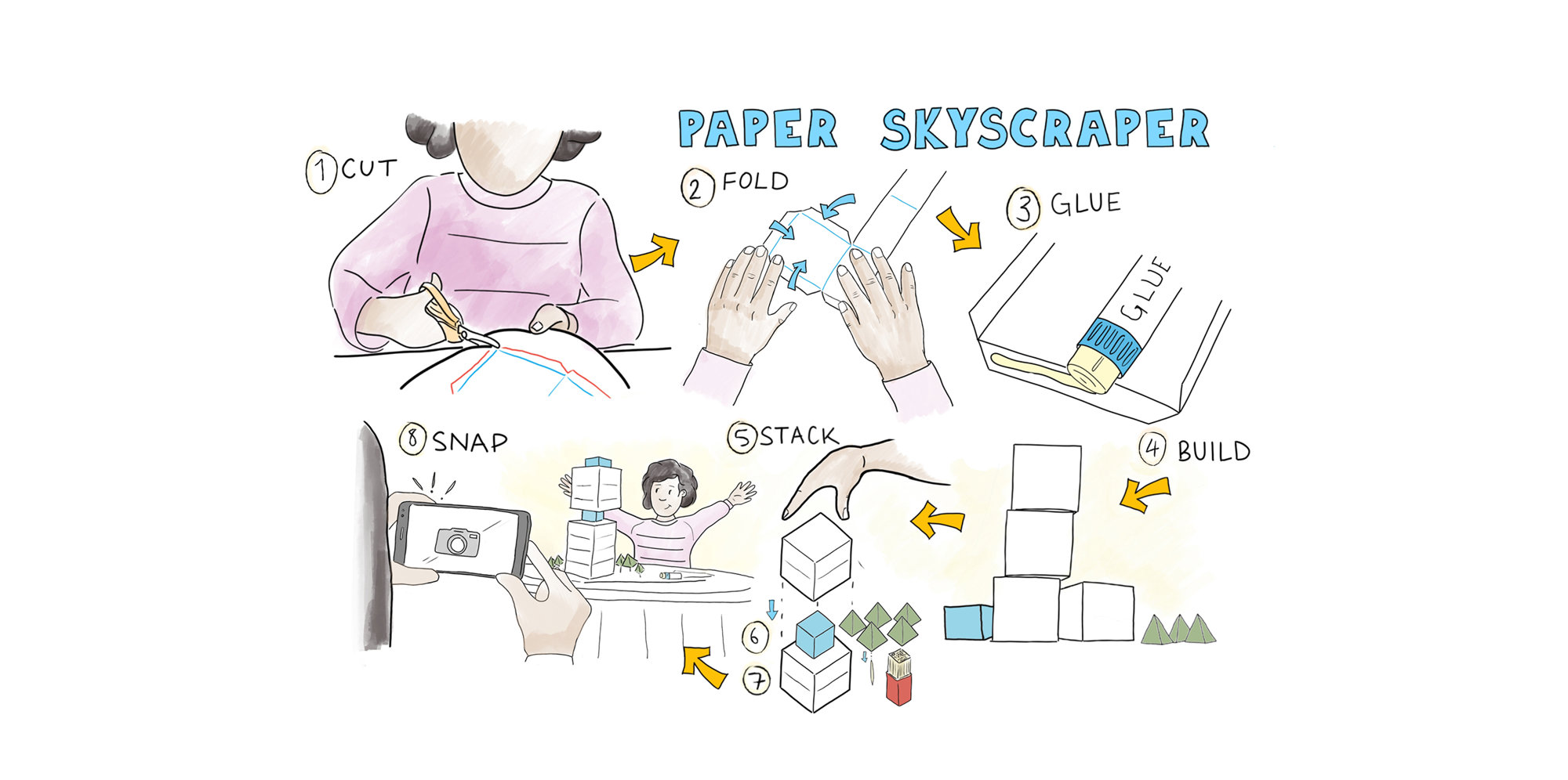 Make A Paper Skyscraper #Architecturefromhome
