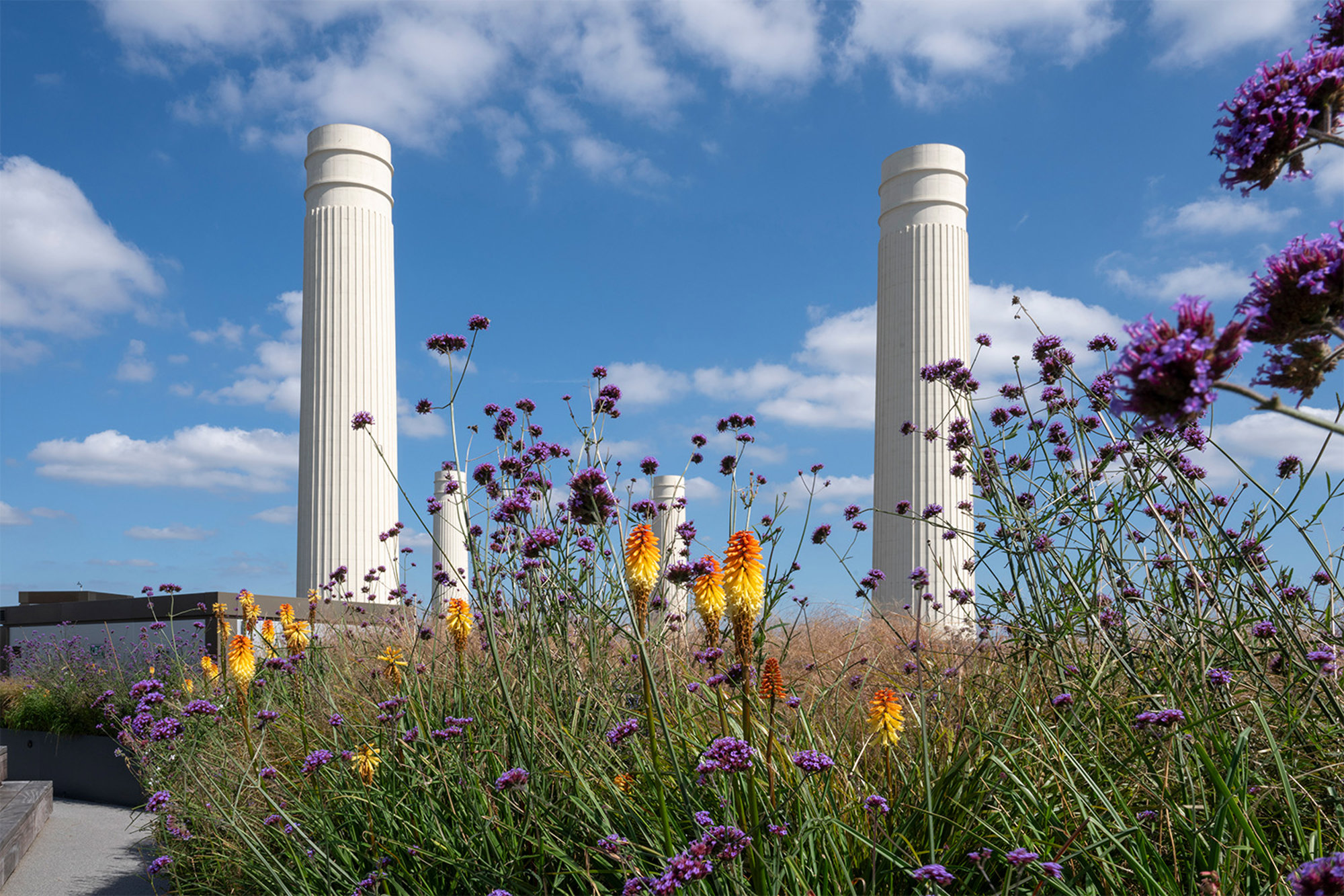Rooftop Gardens In Bloom At Battersea Power Station