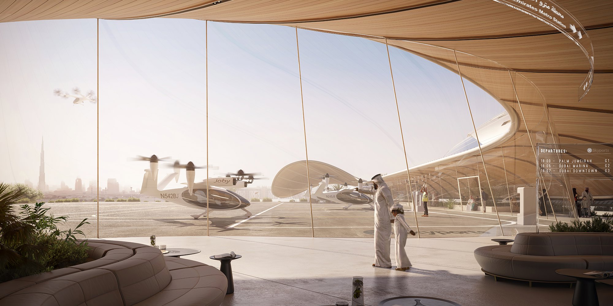 Foster + Partners Develops Concept Design For Dubai Vertiport Terminal