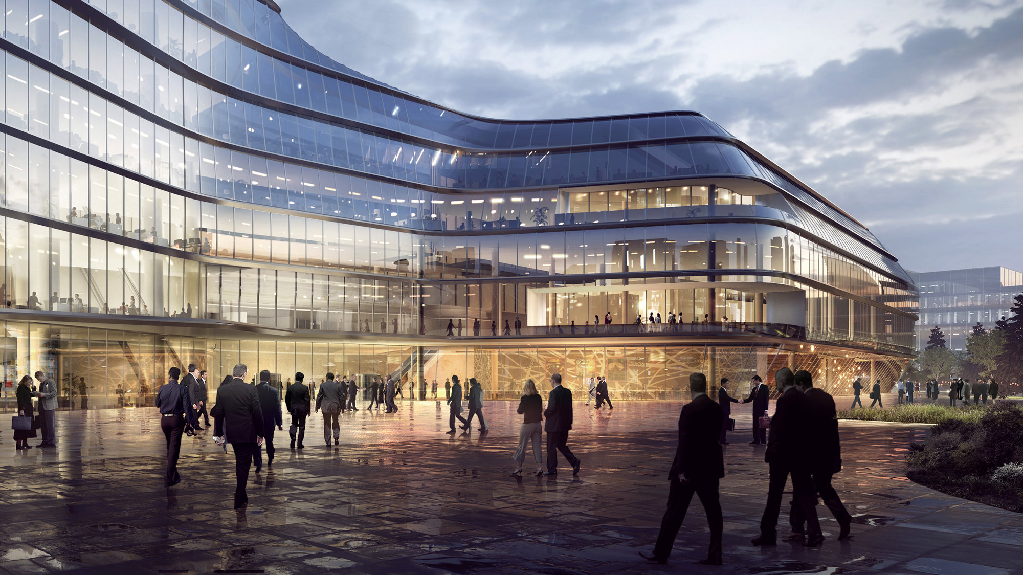 Foster + Partners' New Sustainable Vision For Mol Campus In Budapest