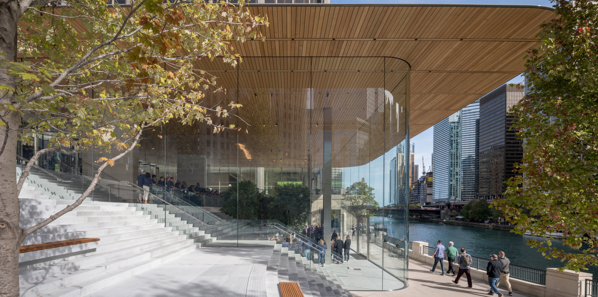 Apple Michigan Avenue Reconnects Chicago To Its River