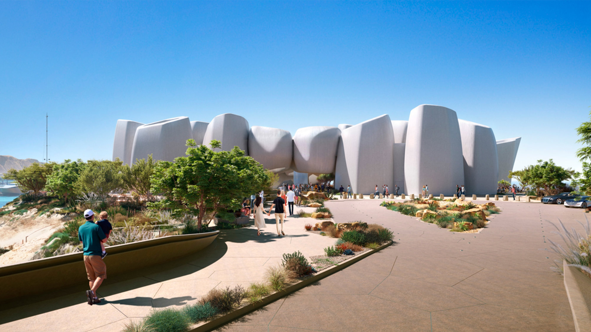 Designs For A Marine Life Institute On The Red Sea Coastline Revealed