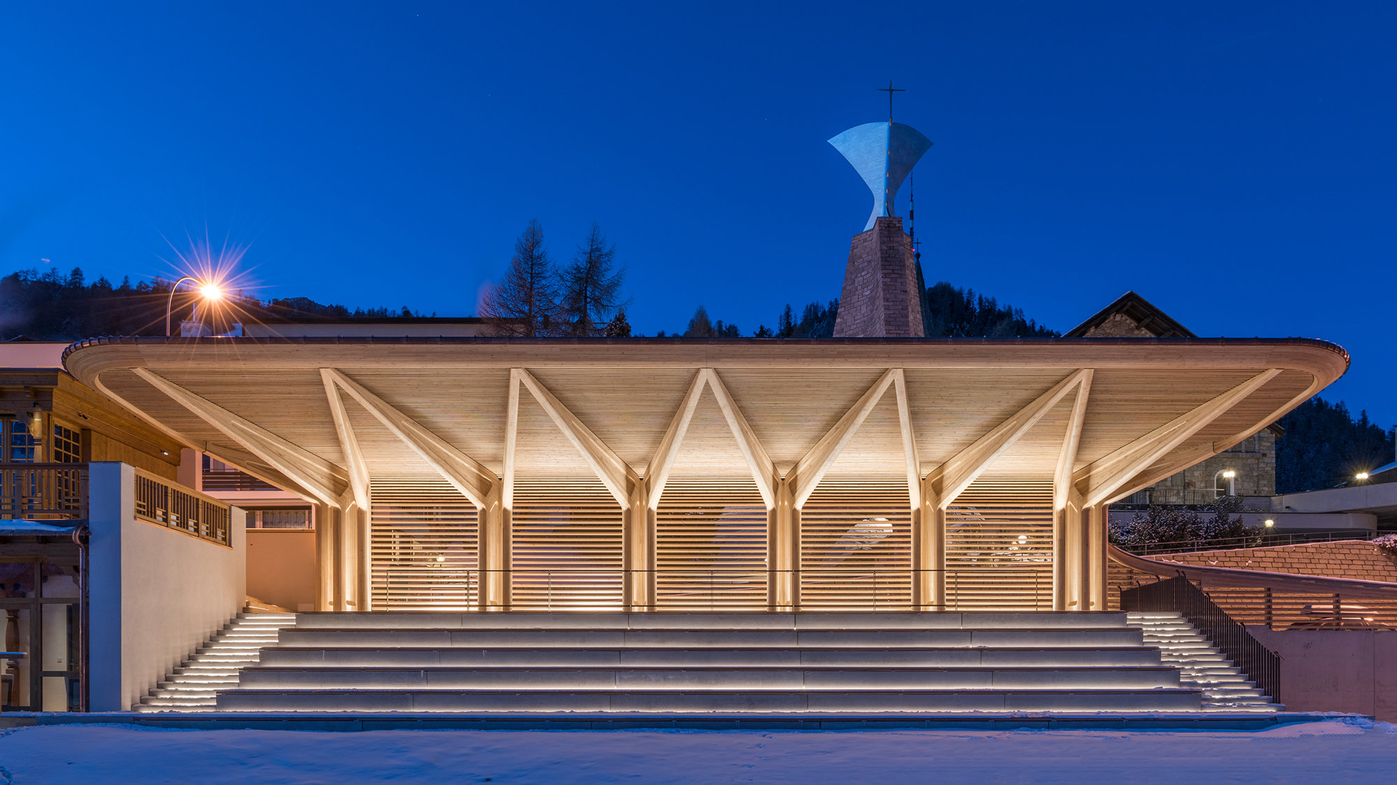 Refurbished Kulm Eispavillon In St Moritz Opens