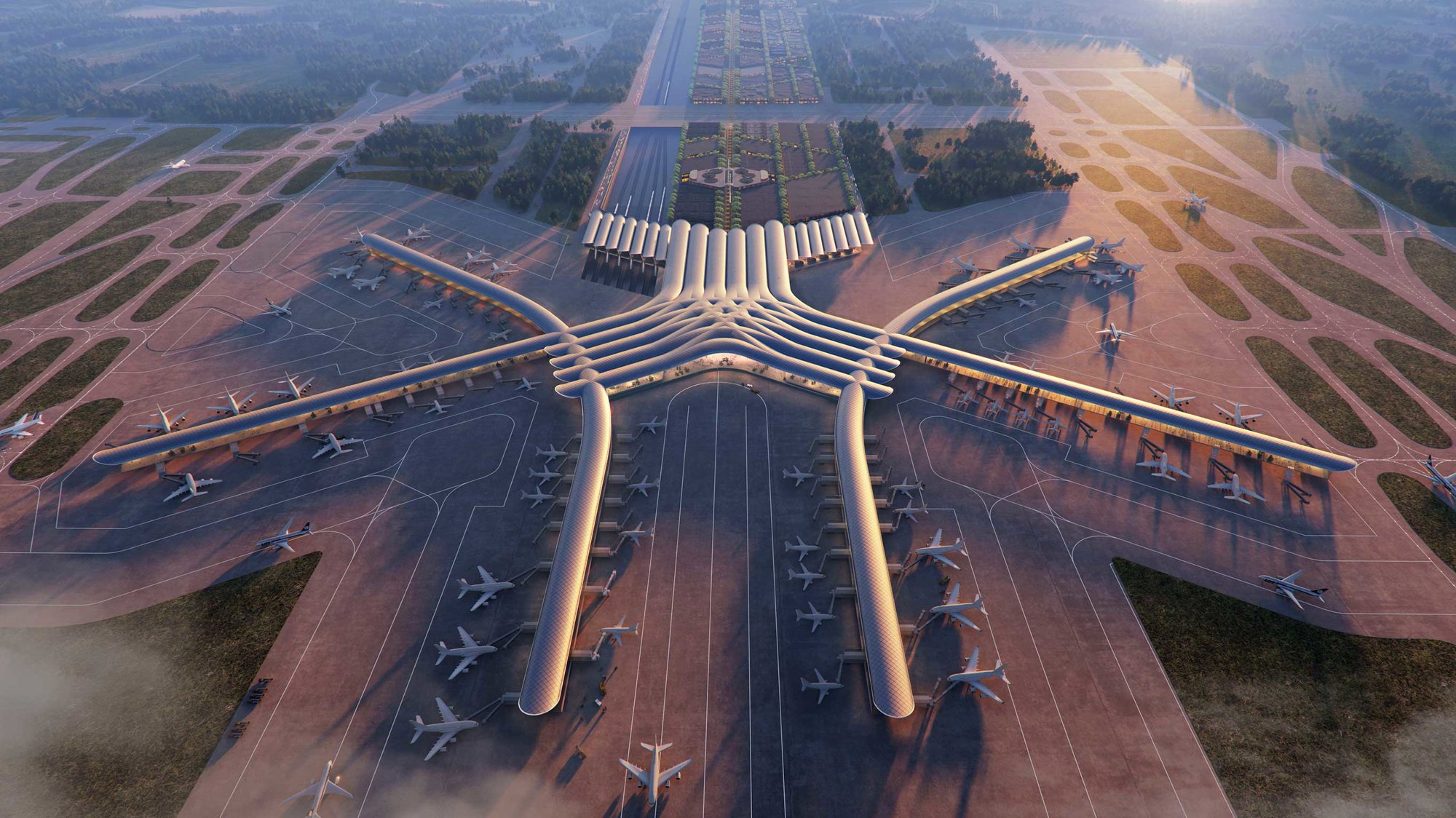 Foster + Partners Wins Competition To Design New Cpk Airport In Poland
