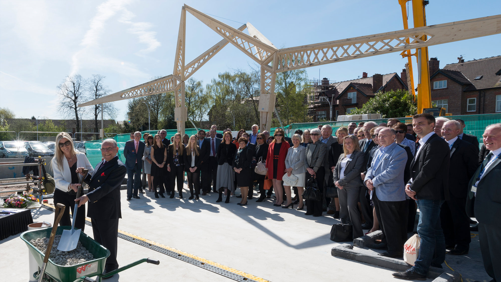 Framing Ceremony At Maggie’s At The Christie Celebrates Start Of Construction