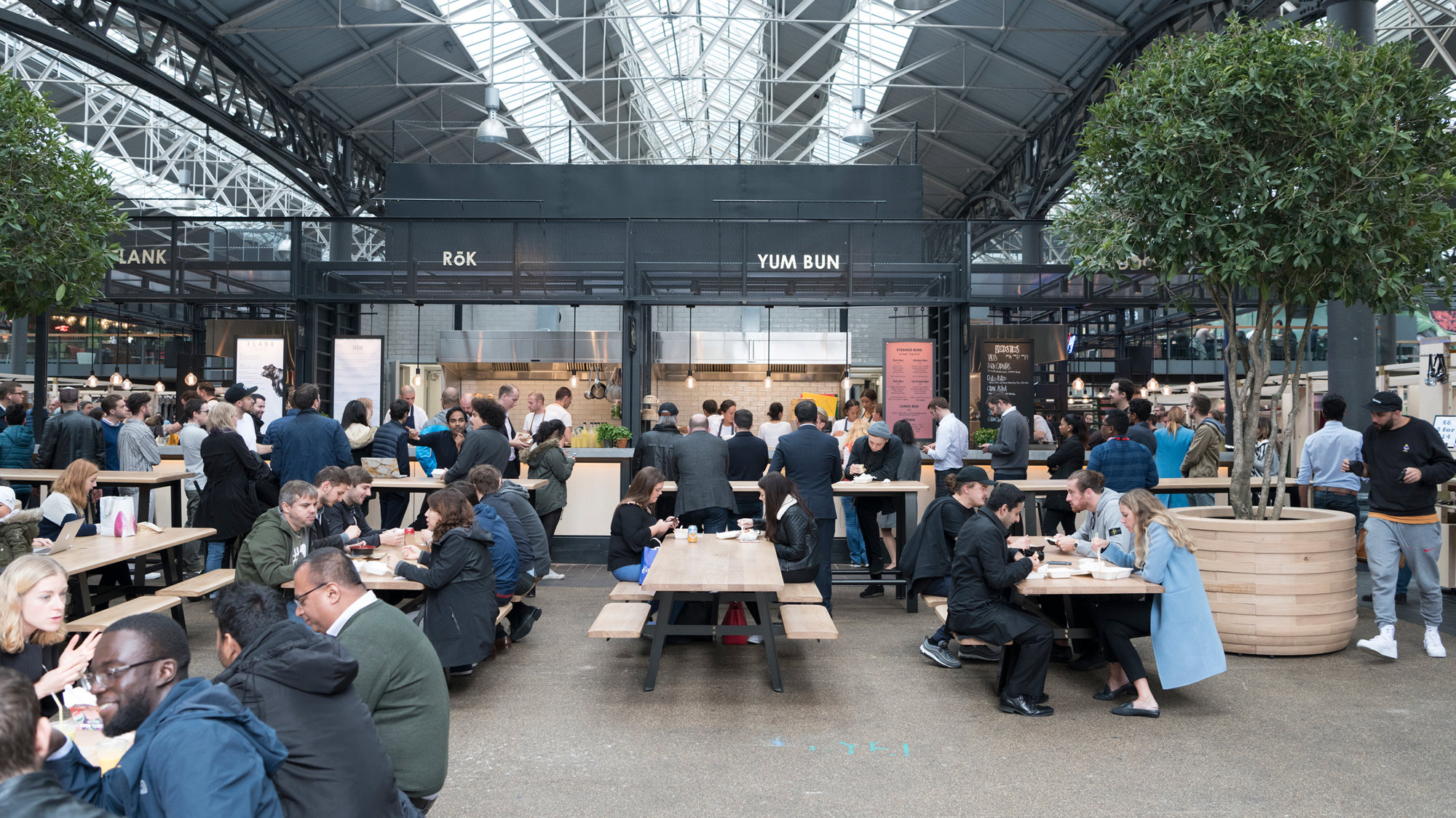 Christmas Celebrations Kick Off At Newly Revamped Old Spitalfields Market
