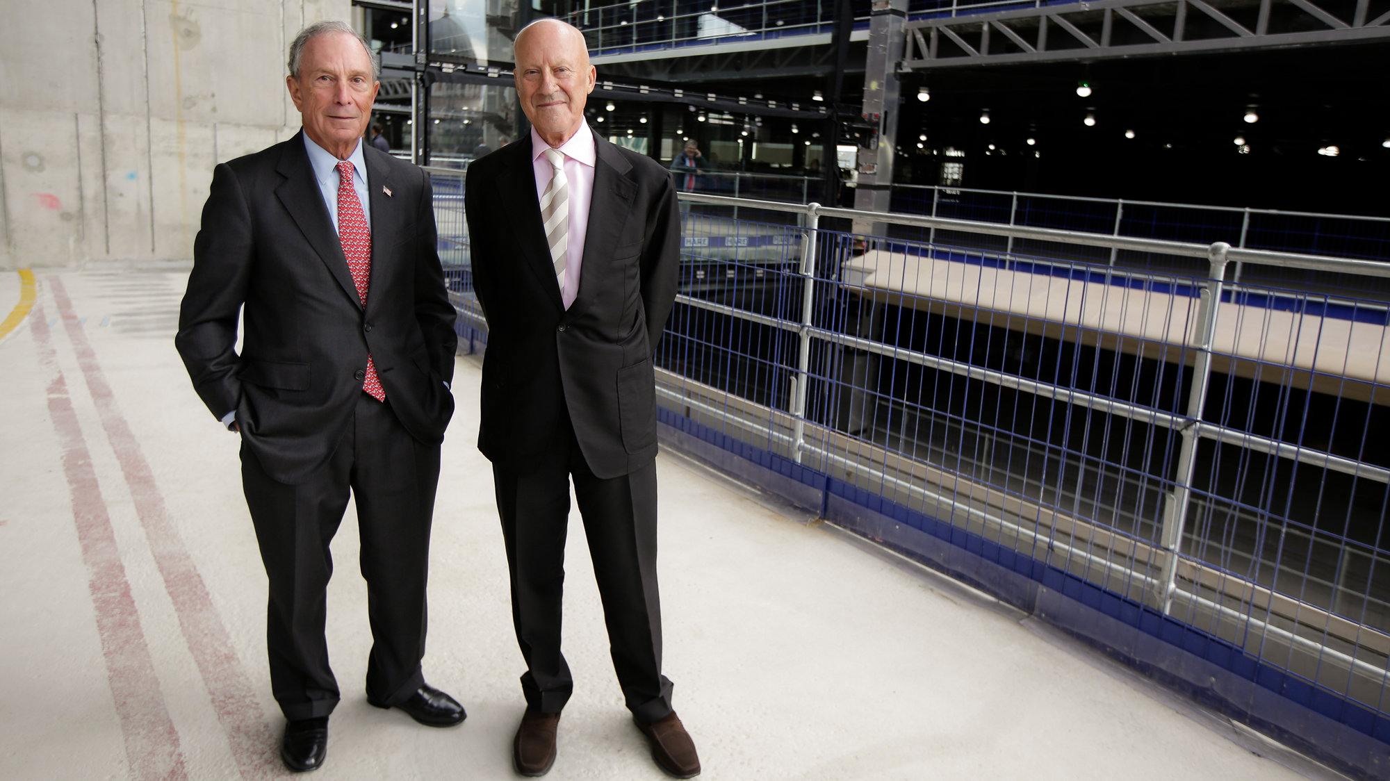 Lord Foster And Michael R. Bloomberg Host Topping Out Ceremony For Bloomberg’s New European Headquarters In The City Of London