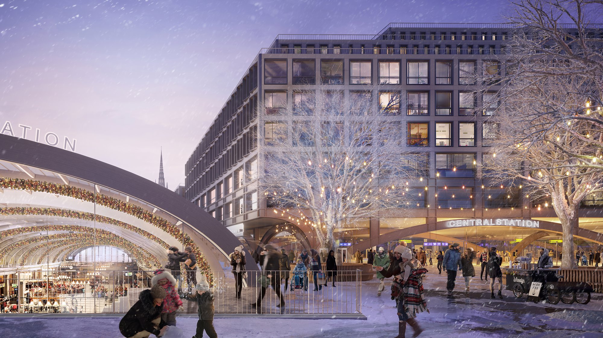 Foster + Partners Led Team Wins Stockholm Central Station Design Competition