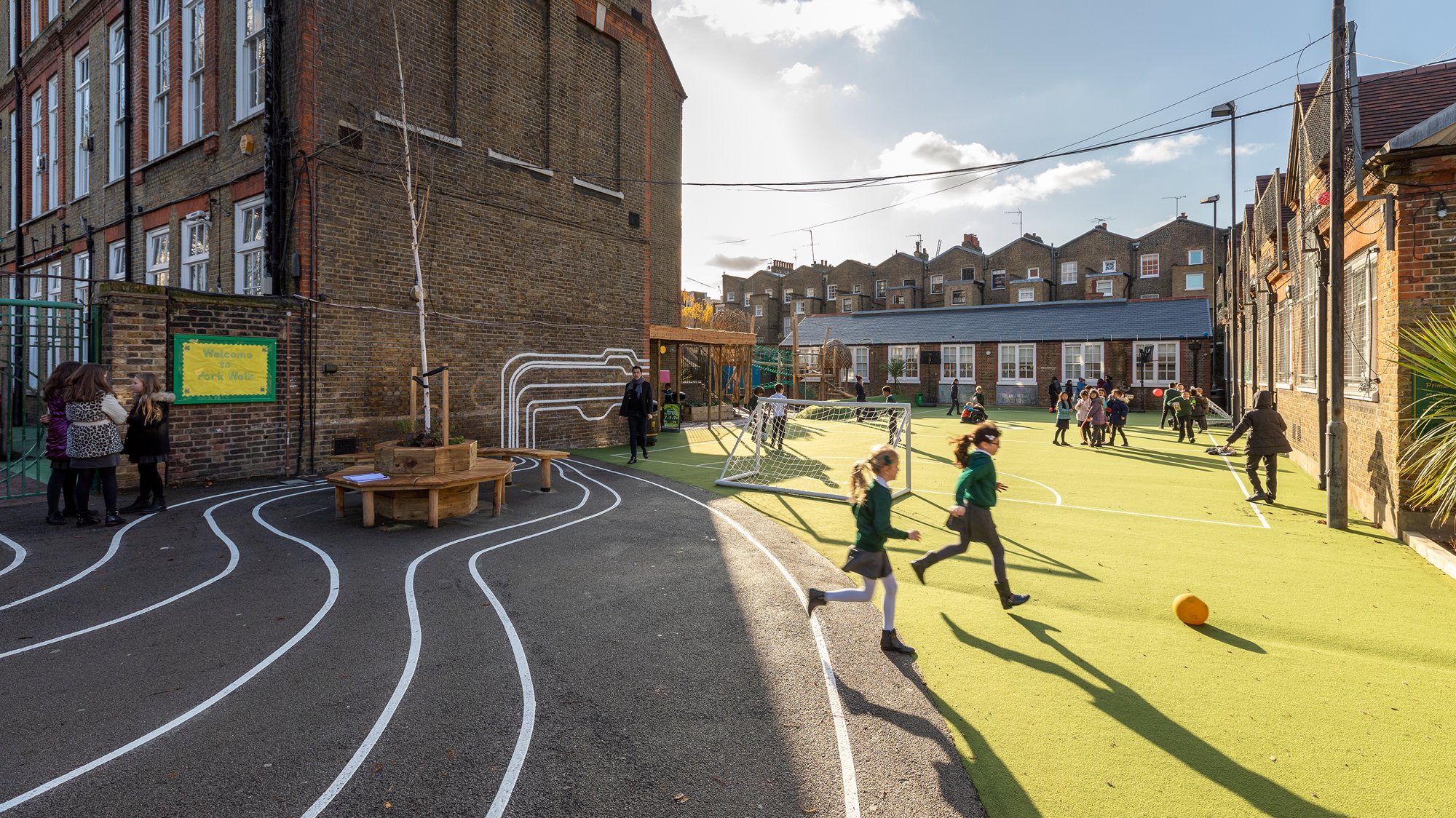 Park Walk Primary School Playground Gets A Complete Revamp