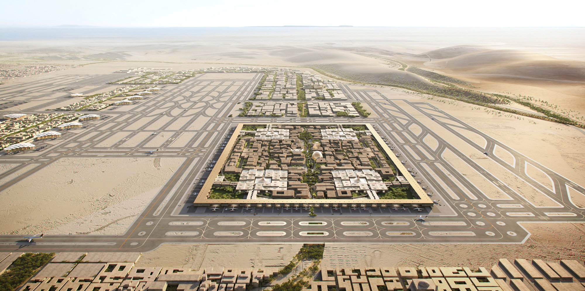 Foster + Partners Wins Competition For King Salman International Airport In Riyadh