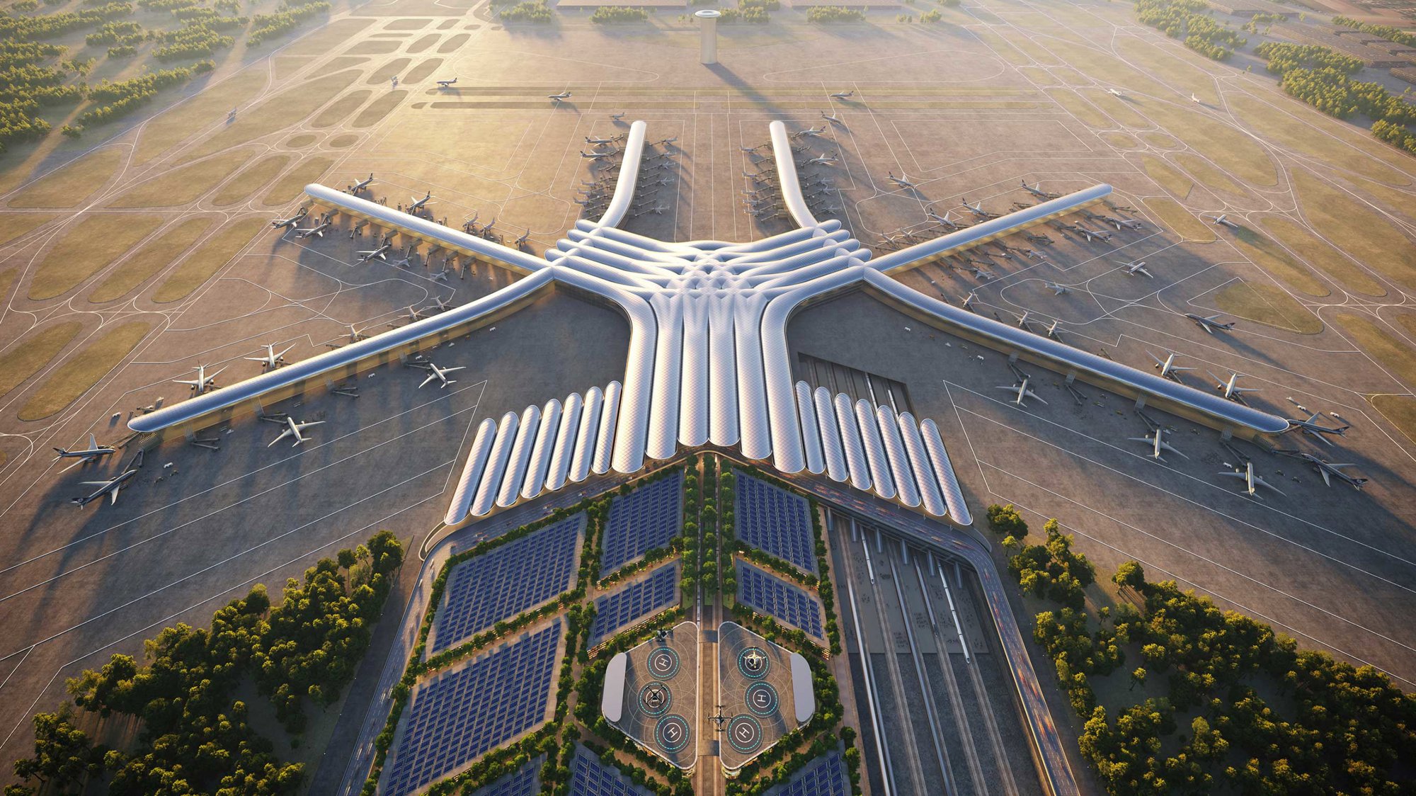 Foster + Partners Wins Competition To Design New Cpk Airport In Poland