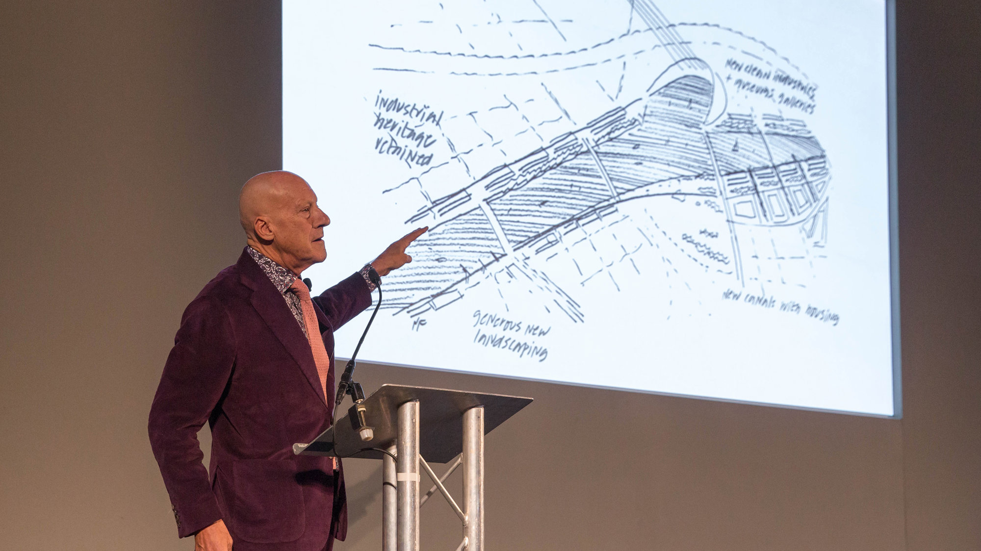 Lord Foster Delivers Lecture On The Future Of Uk Infrastructure At Rfac Trust Event In Manchester