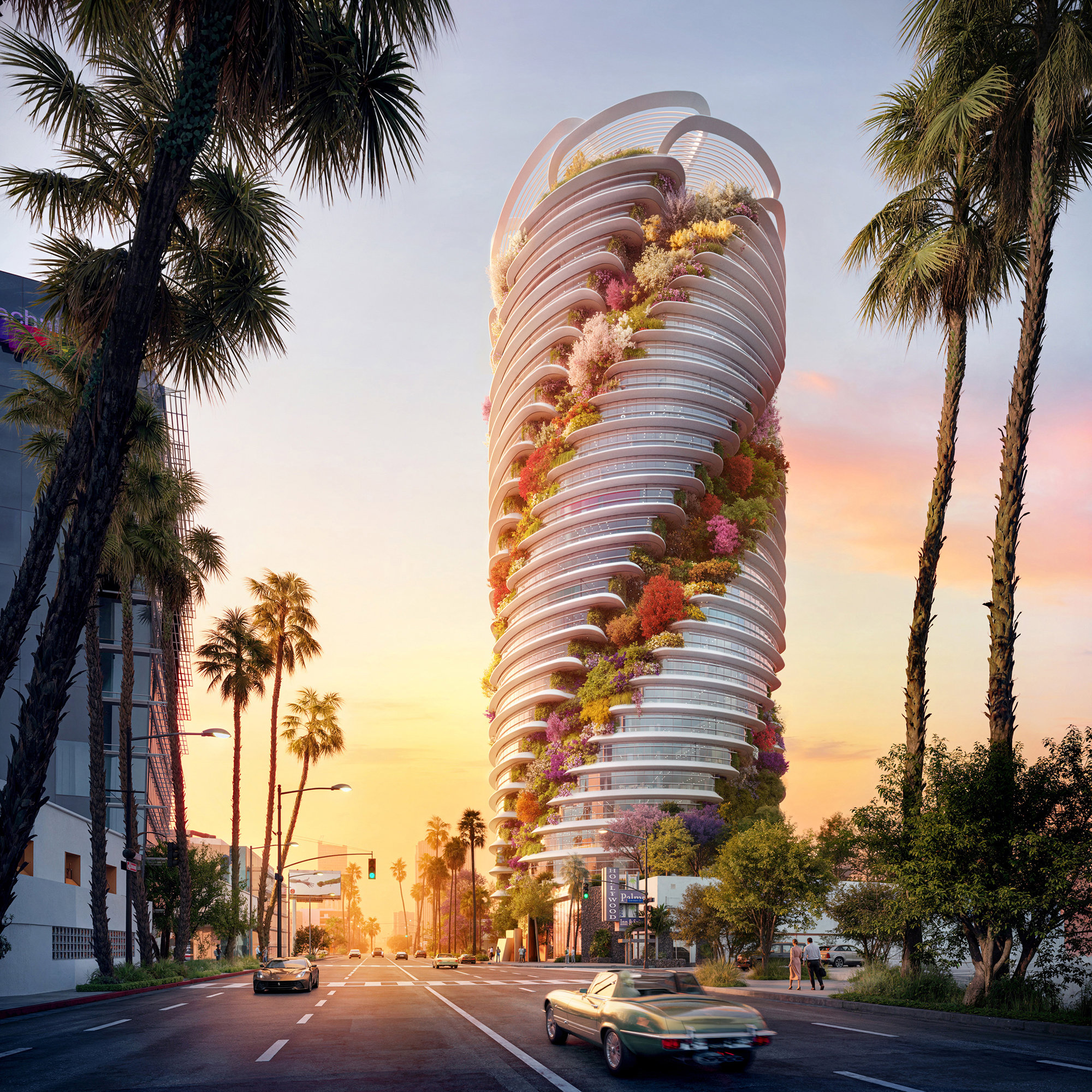 New Designs For Landmark Creative Office Tower In Hollywood Unveiled