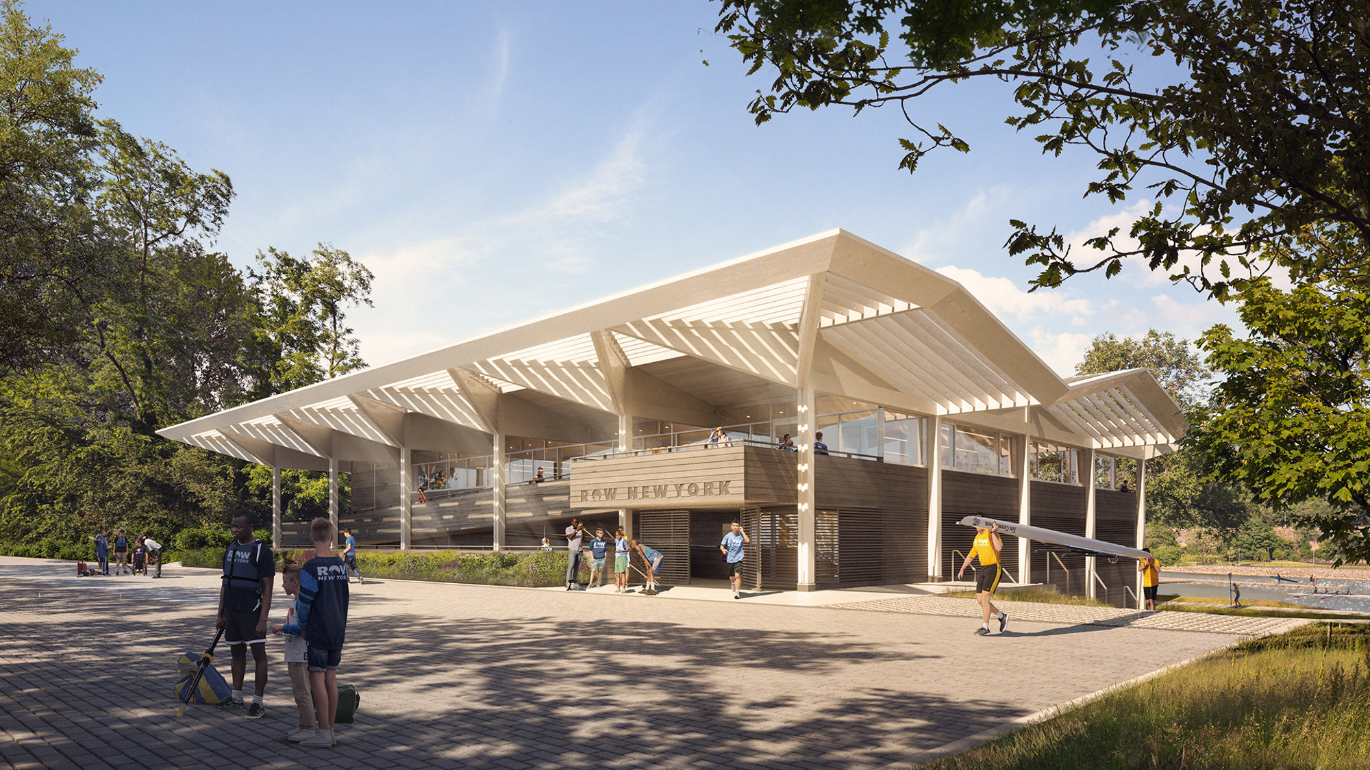 Boathouse Designs For New York-based Non-profit Row New York Revealed