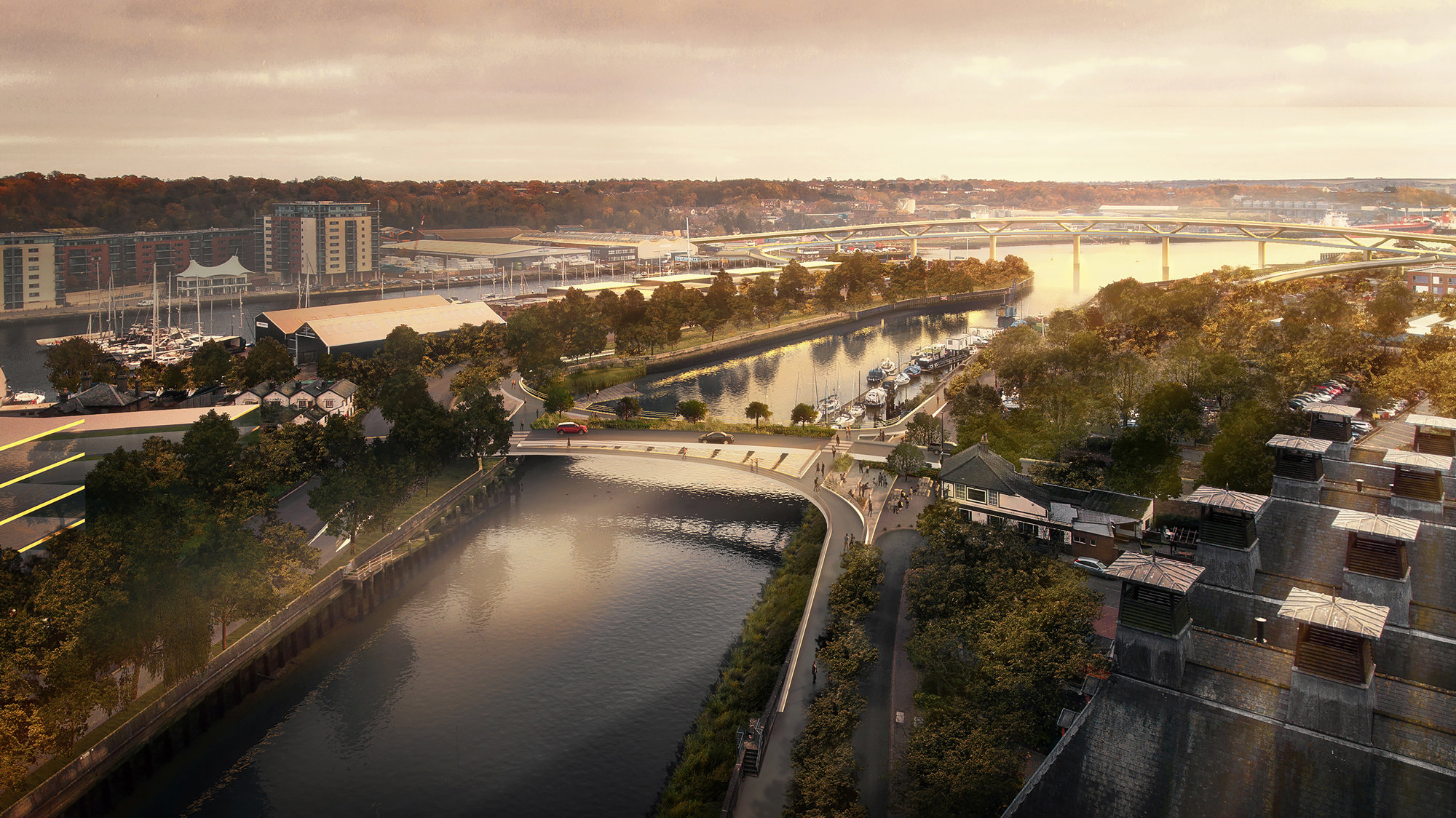 Foster + Partners Wins Upper Orwell Crossings Competition In Ipswich