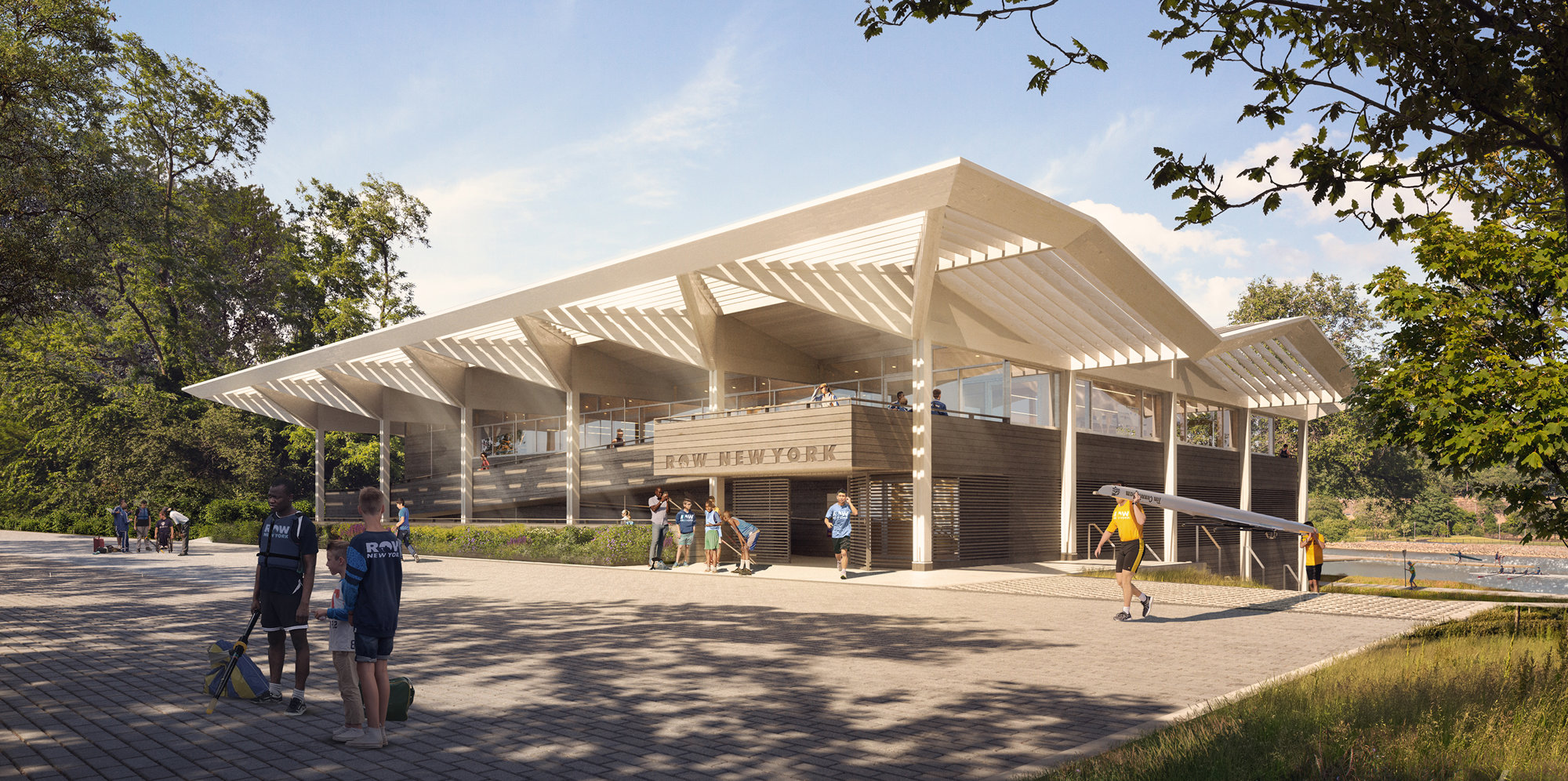 Boathouse Designs For New York-based Non-profit Row New York Revealed