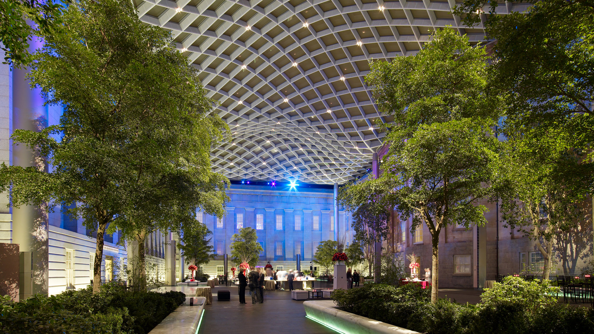 The Smithsonian Institution Courtyard Opens To The Public