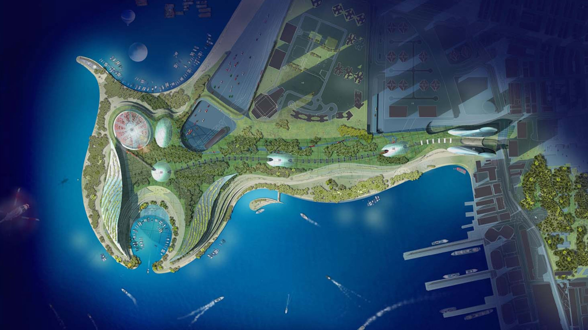 Winning Concept Plans For West Kowloon Reclamation Announced