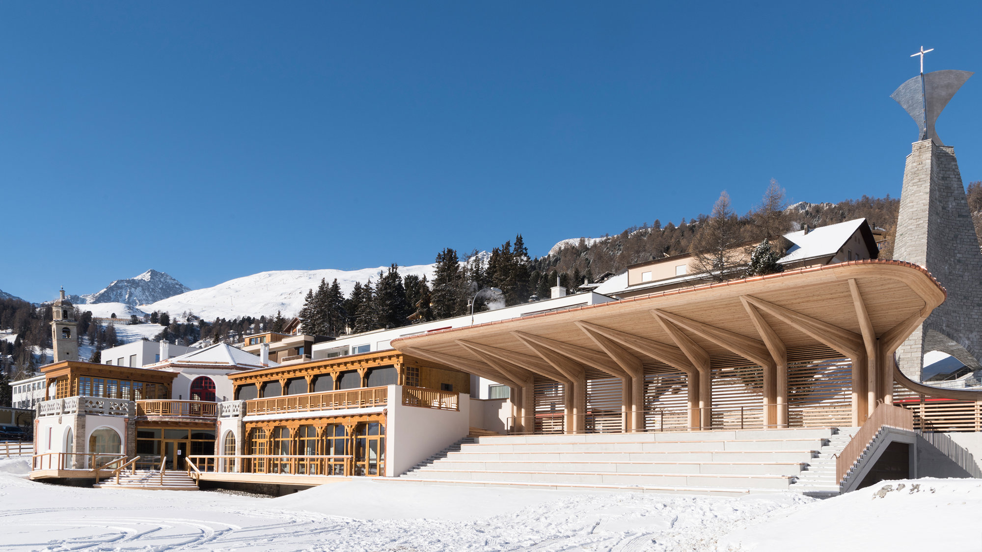 Refurbished Kulm Eispavillon In St Moritz Opens