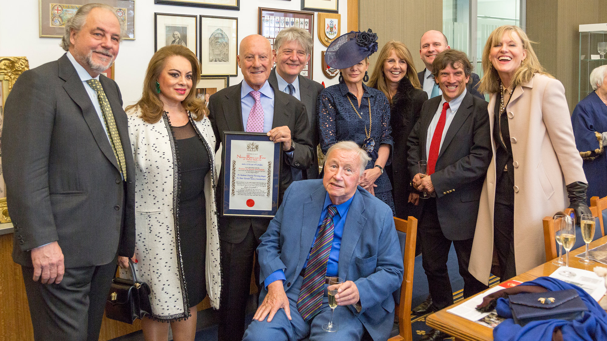 Lord Foster Receives The Freedom Of The City Of London