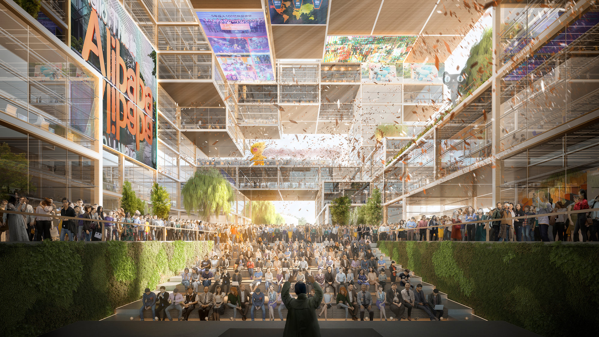 Foster + Partners Wins Competition To Design Alibaba’s New Offices In Shanghai