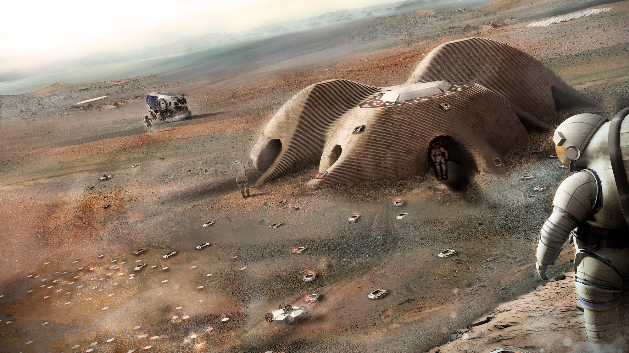 Foster + Partners California | Branch Technology Win First-prize In Level 1 Of Nasa Centennial 3d-printed Habitat Challenge