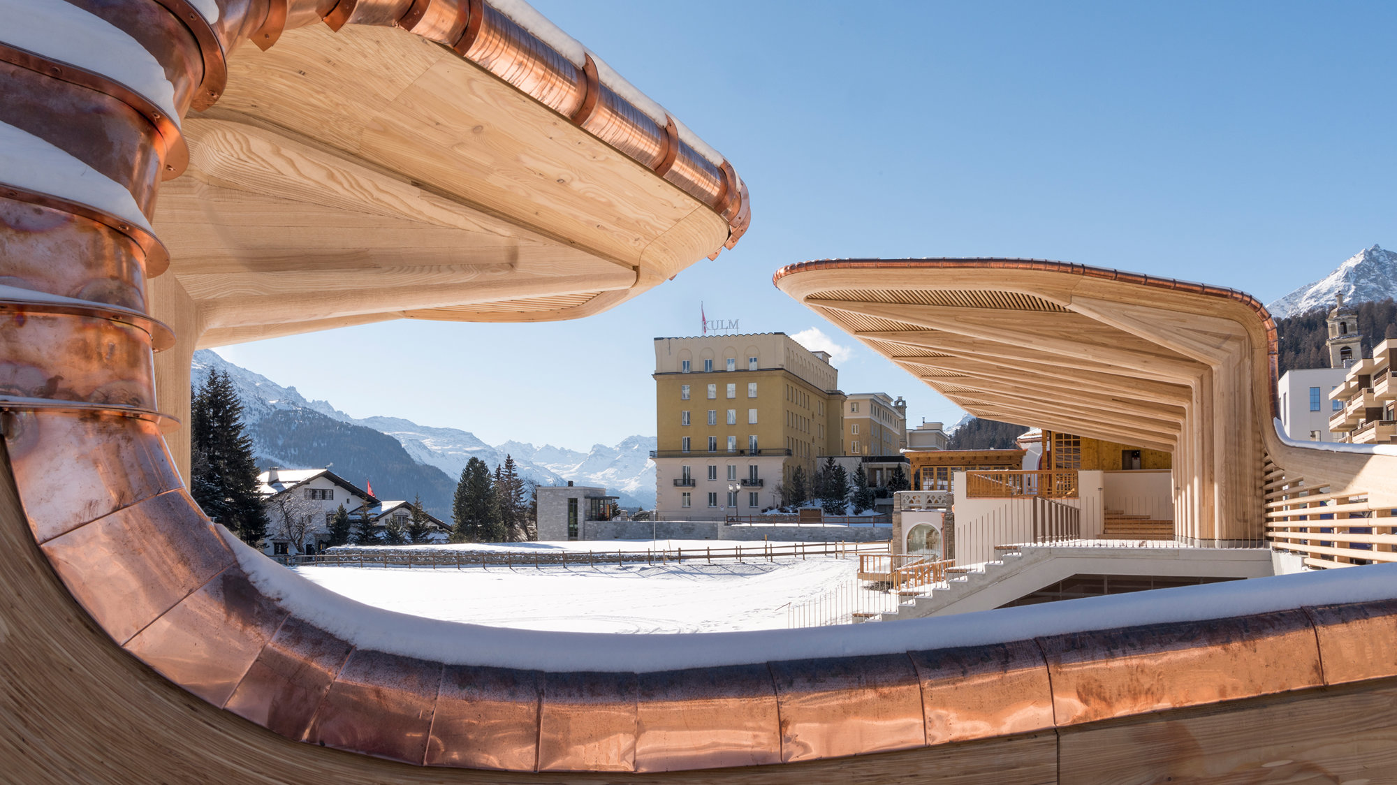 Refurbished Kulm Eispavillon In St Moritz Opens