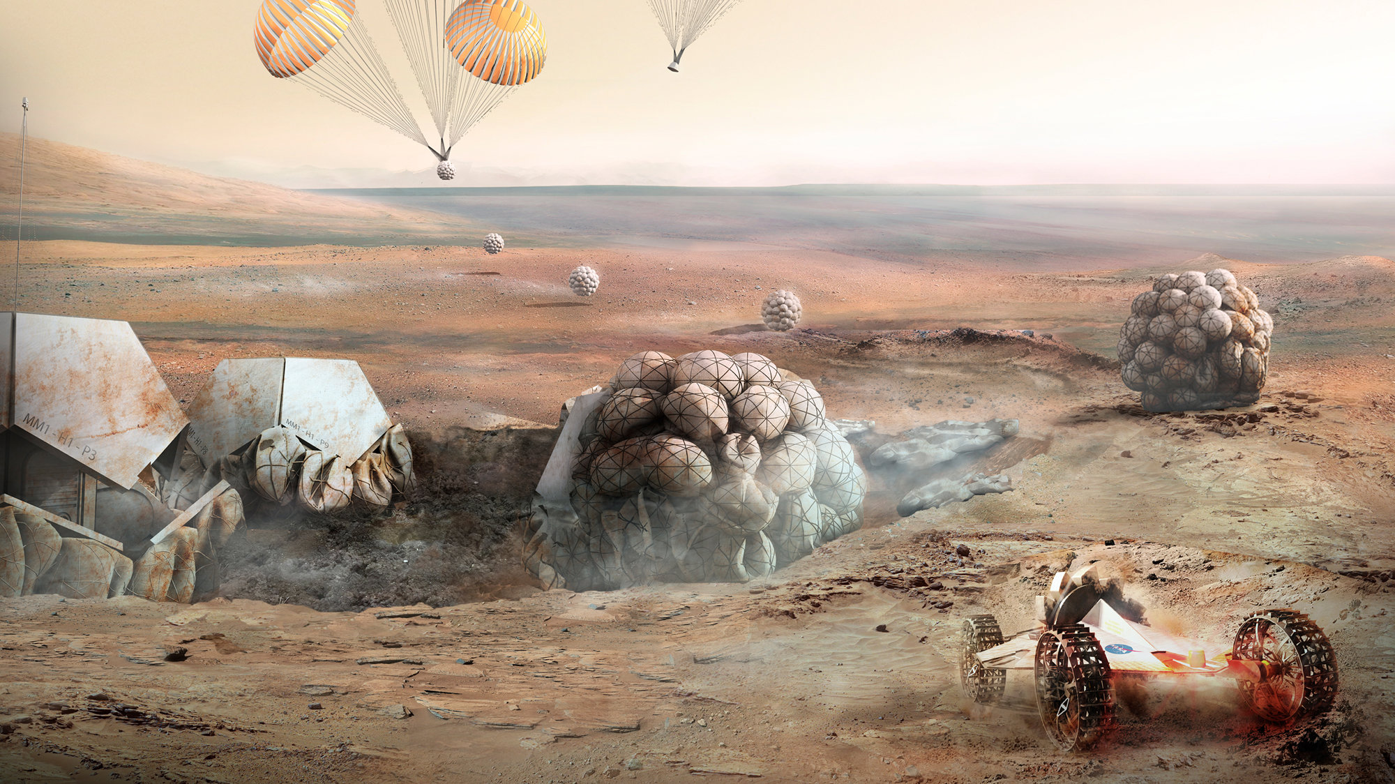 Foster + Partners California | Branch Technology Win First-prize In Level 1 Of Nasa Centennial 3d-printed Habitat Challenge