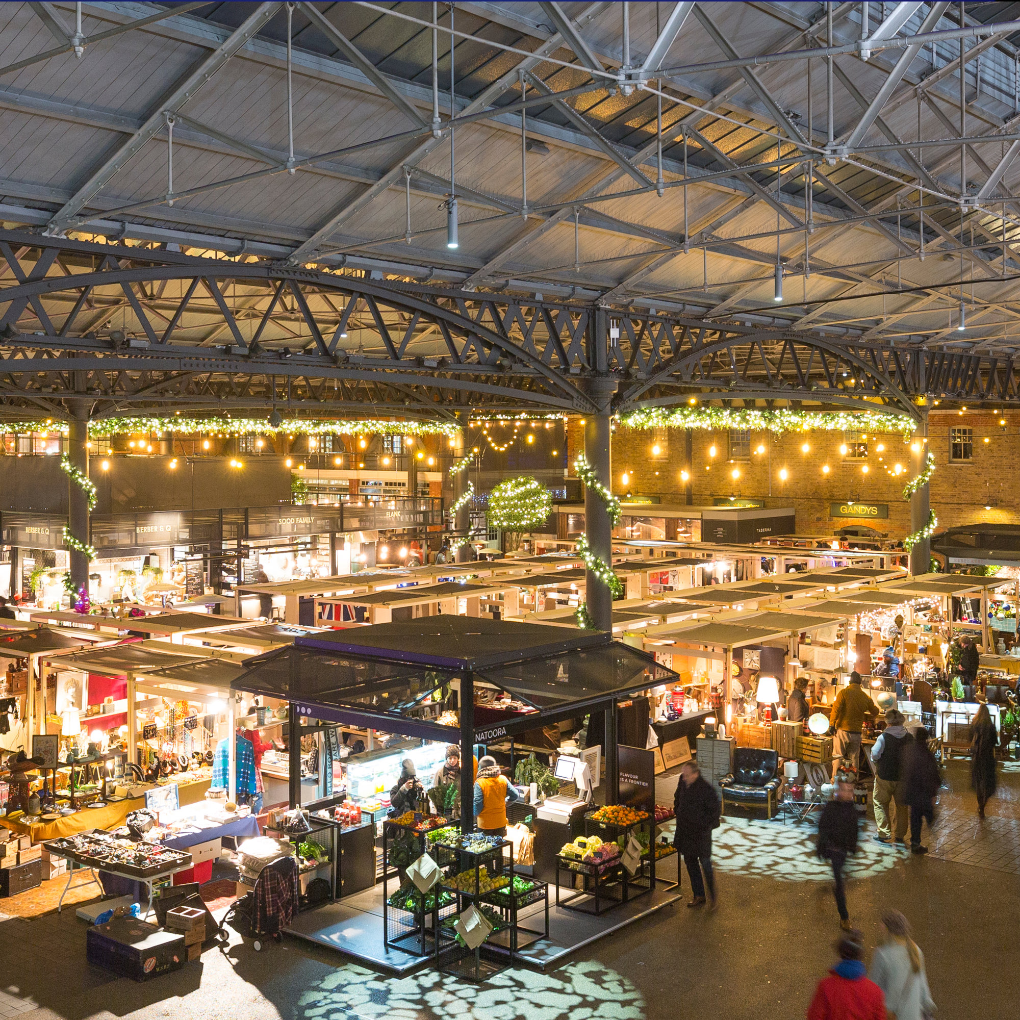 Christmas Celebrations Kick Off At Newly Revamped Old Spitalfields Market