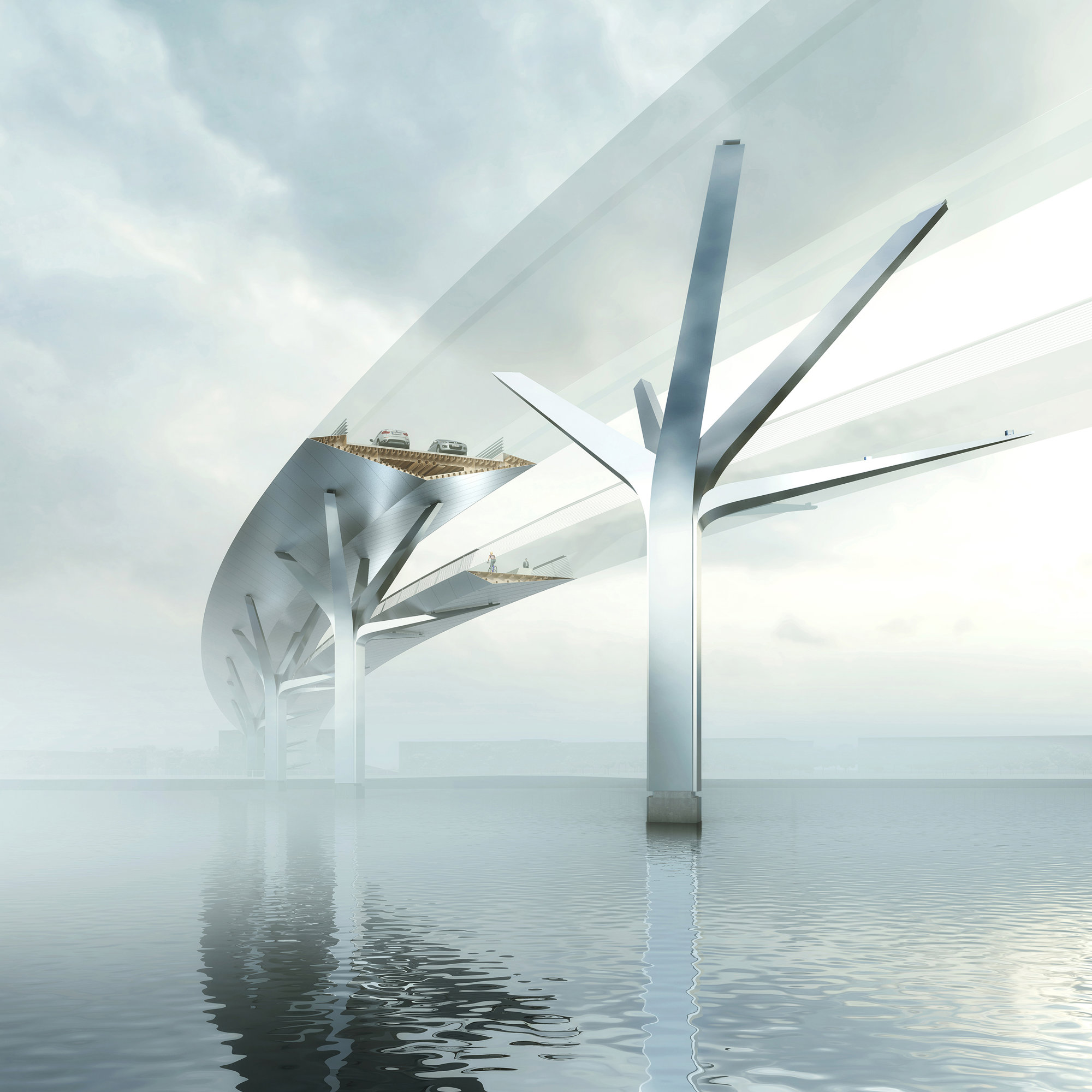 Foster + Partners Wins Upper Orwell Crossings Competition In Ipswich