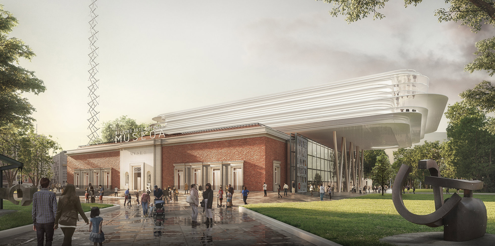 Foster + Partners Wins International Competition For Bilbao Fine Arts Museum