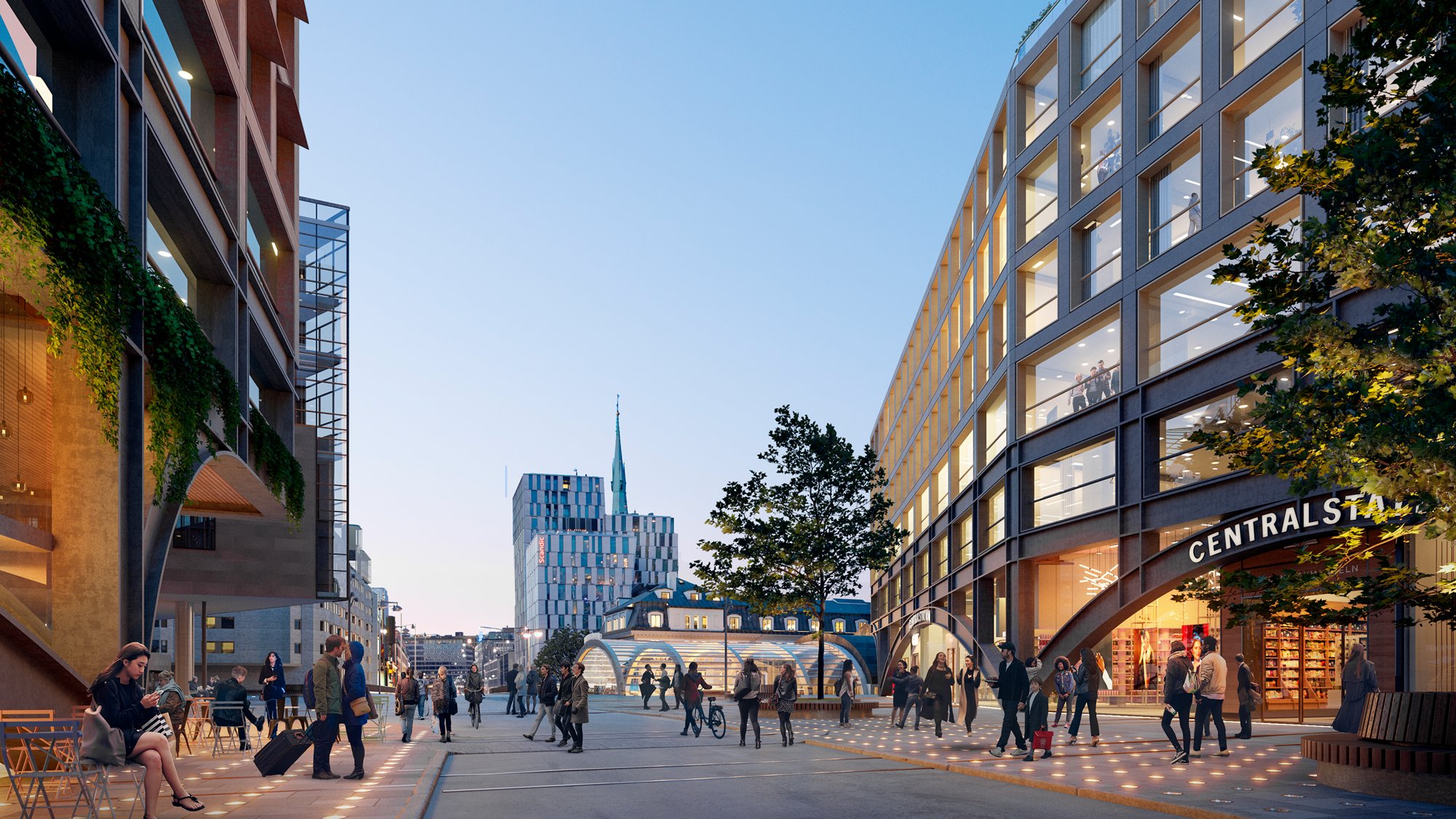 Foster + Partners Led Team Wins Stockholm Central Station Design Competition