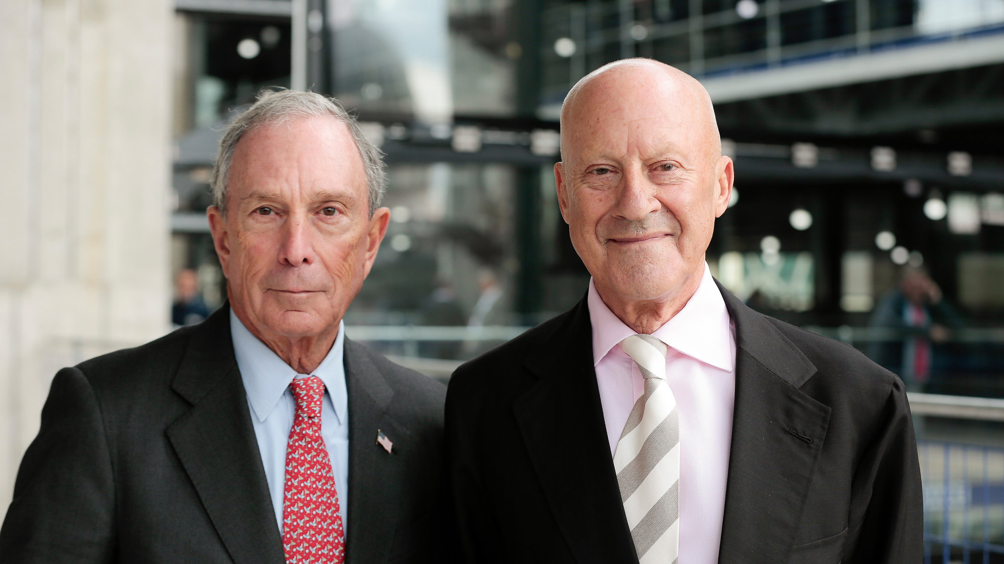 Lord Foster And Michael R. Bloomberg Host Topping Out Ceremony For Bloomberg’s New European Headquarters In The City Of London